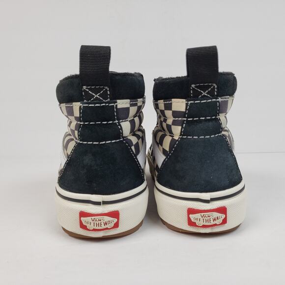 Vans Sk8-Hi MTE-1 Womens Sz 5.5 Mens Sz 4 Black White Checkered Sneaker Shoes - Picture 7 of 12